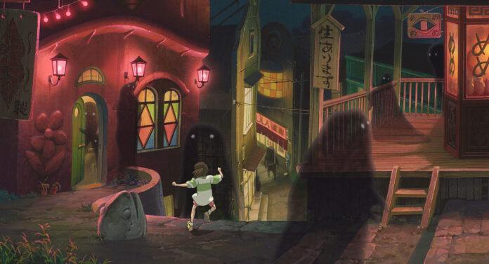 Official Studio Ghibli still for Spirited Away Symbols Explained: Food, Names, Water, and the Bathhouse