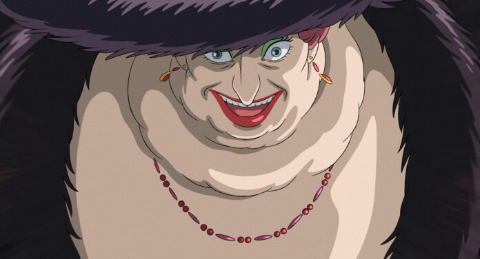 howl007 Official Studio Ghibli still from Howl’s Moving Castle featuring Sophie and Howl’s magical world