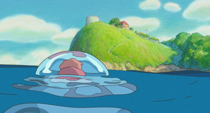 Official Studio Ghibli still for Ponyo Ending Explained: Balance, Love, and the Sea’s Wild Magic