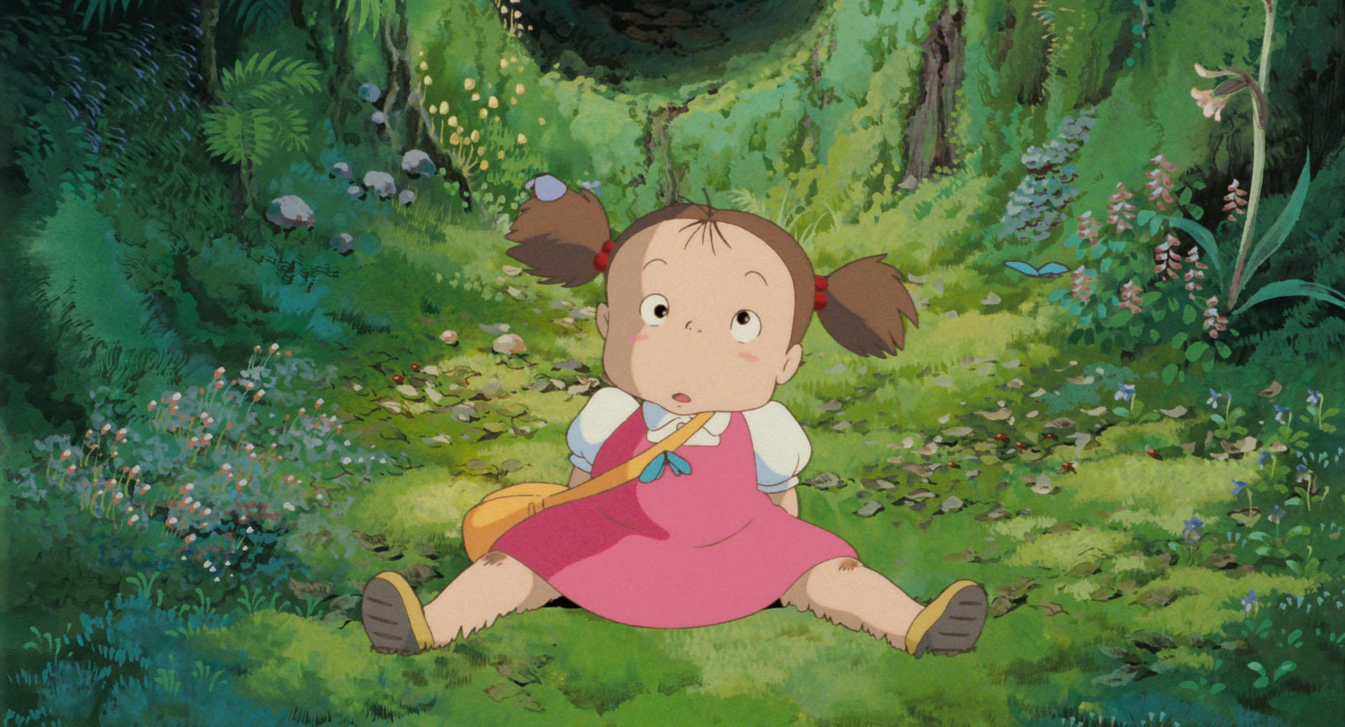 Official My Neighbor Totoro still representing the full Studio Ghibli movie library