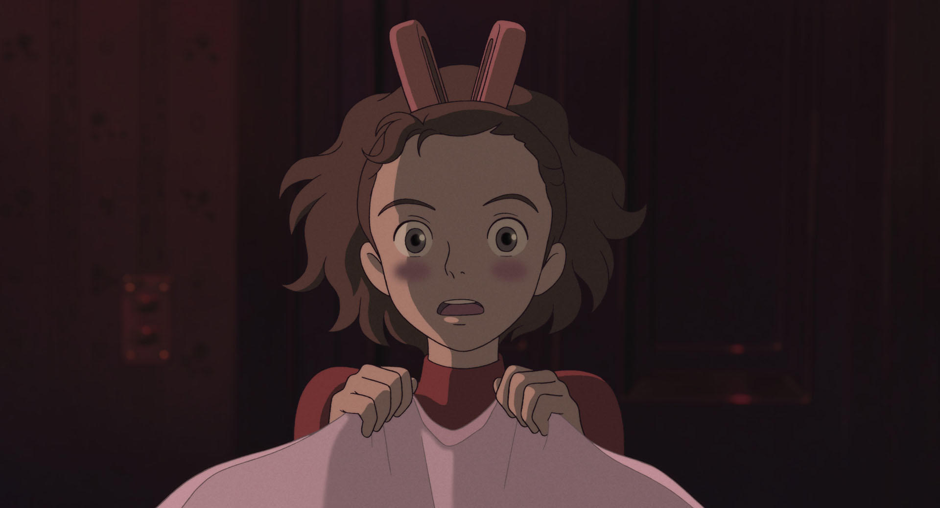 Official Studio Ghibli still from The Secret World of Arrietty showing the film's miniature world