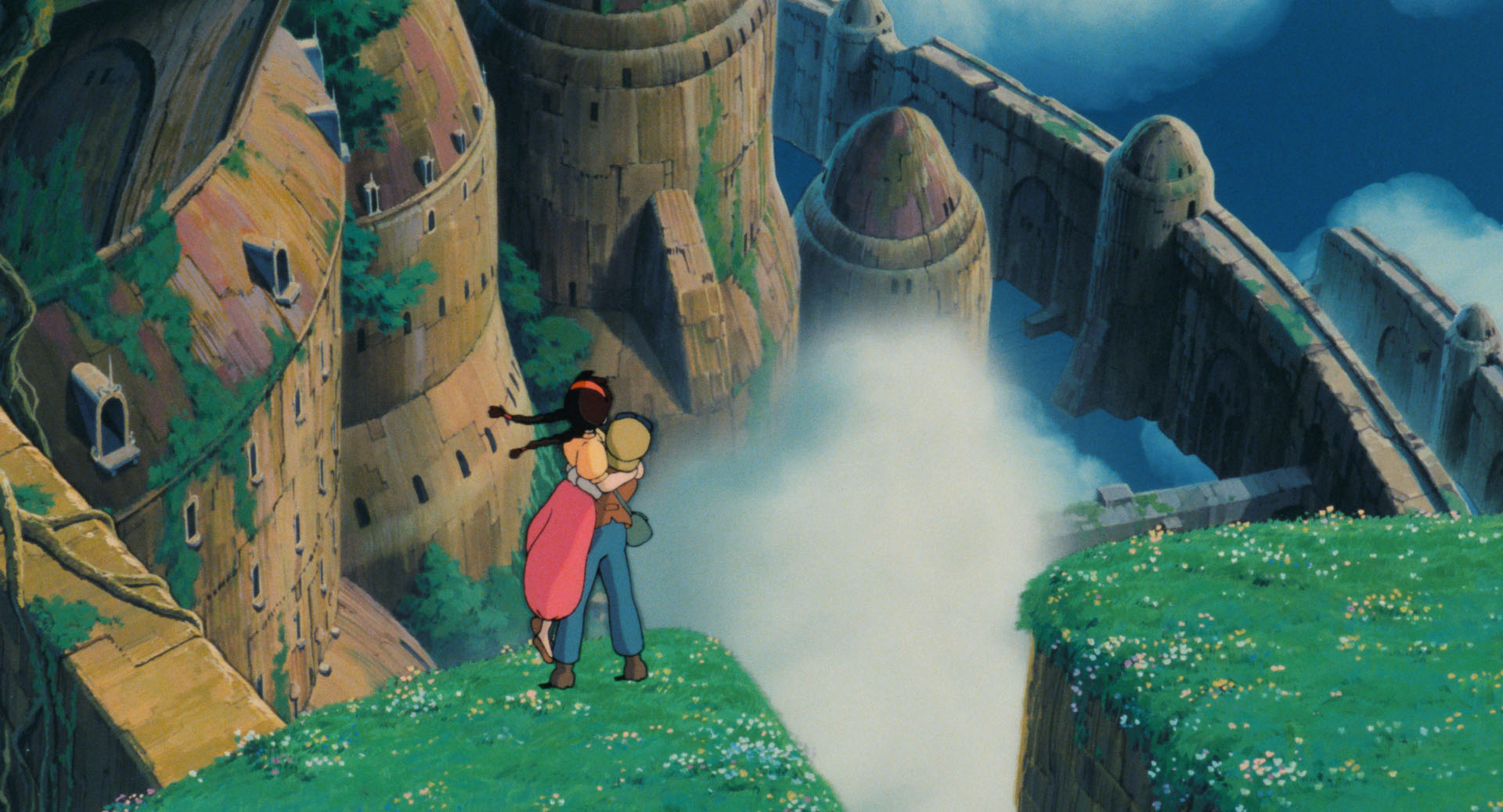 Official Castle in the Sky still for a Studio Ghibli fantasy adventure guide
