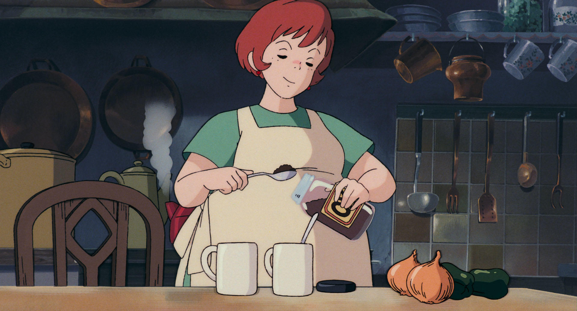 Official Studio Ghibli landscape still for a cozy movie guide