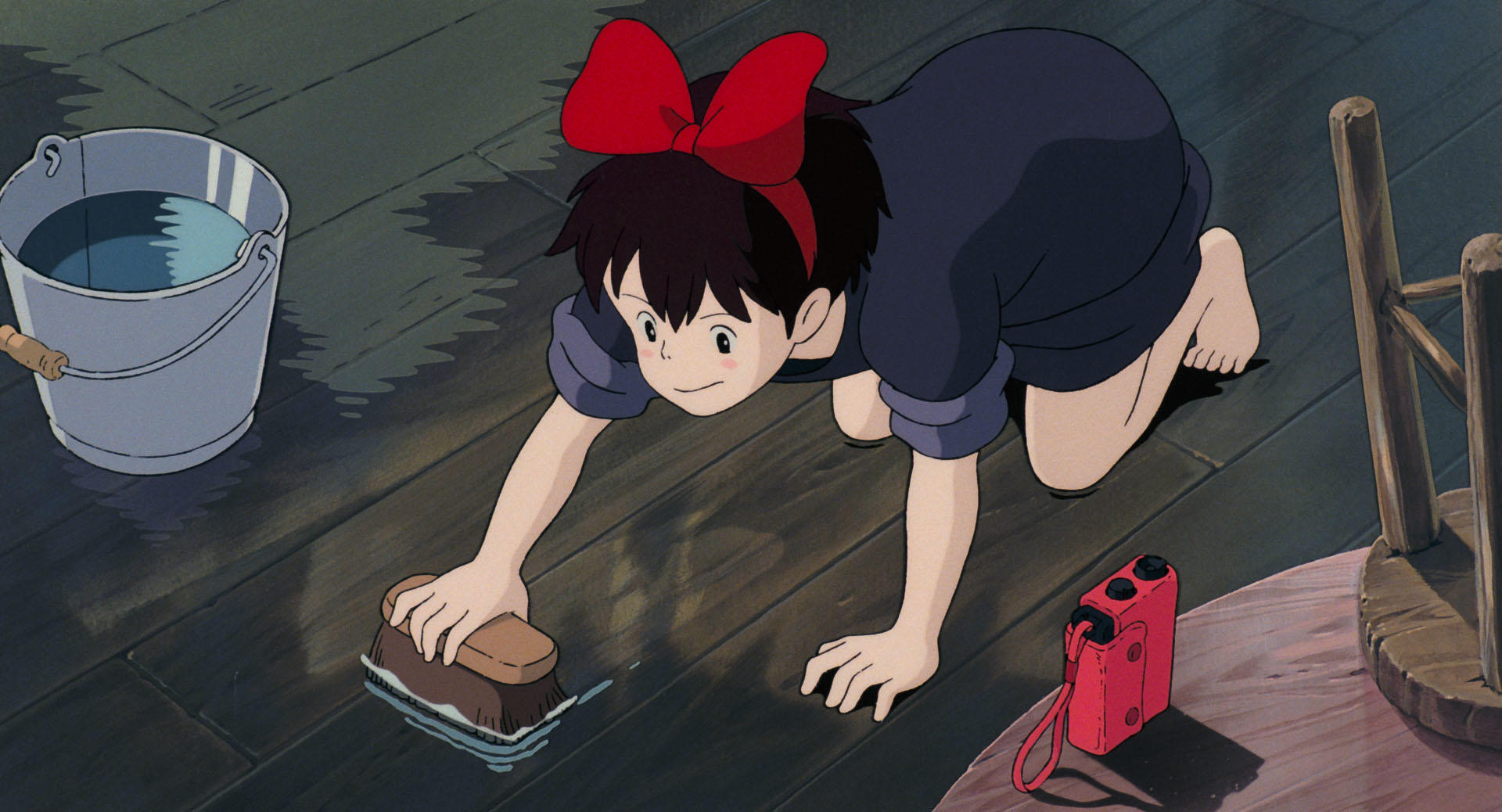 Kiki’s Delivery Service official Studio Ghibli still for a cozy rainy day watch guide
