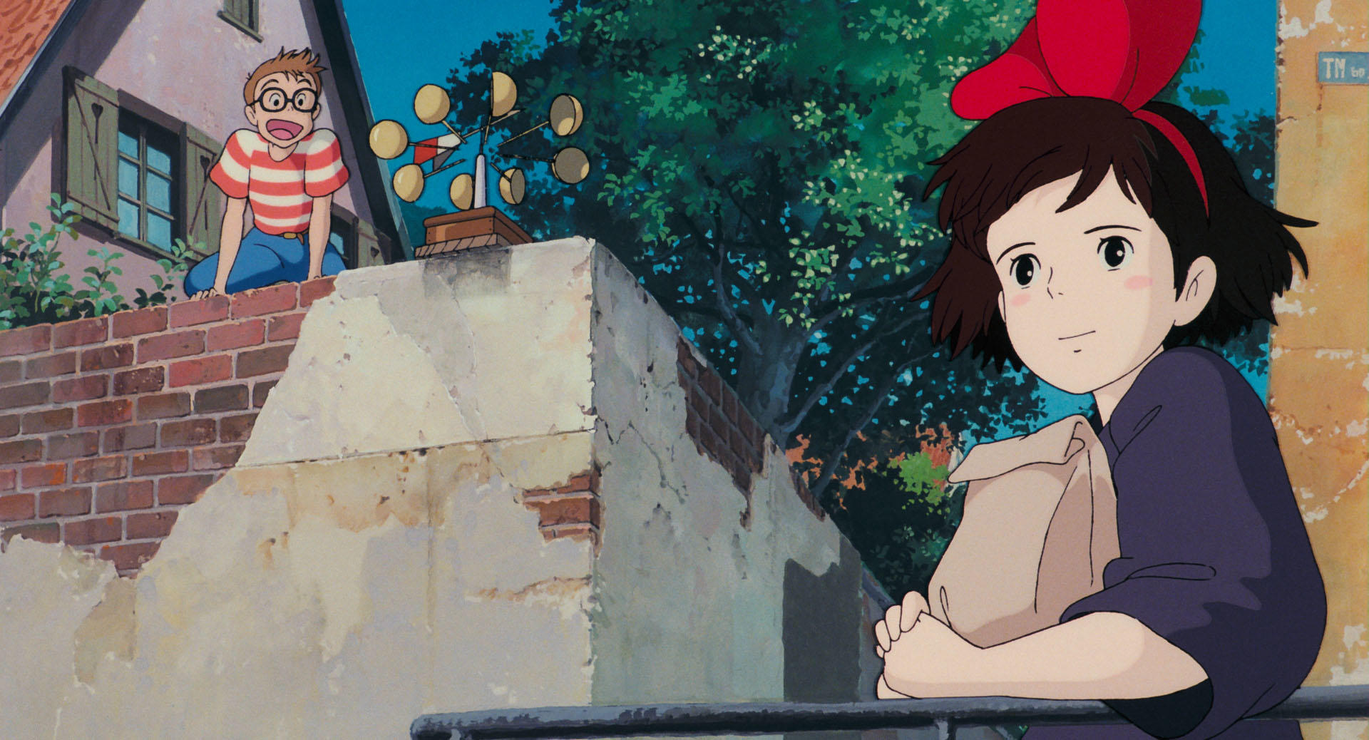 Osono and Kiki in Kiki’s Delivery Service, showing everyday care and support