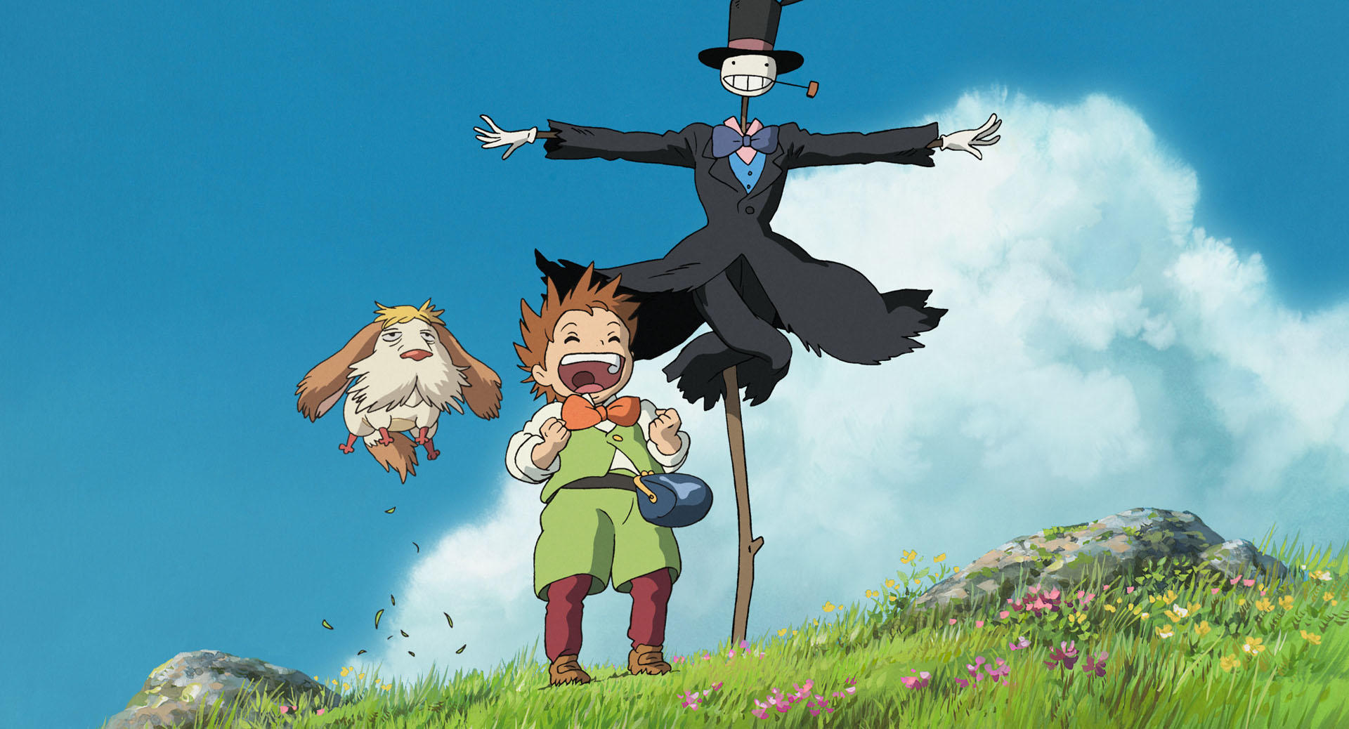 Official Studio Ghibli still from Howl's Moving Castle used as an inline image for a flying scenes guide