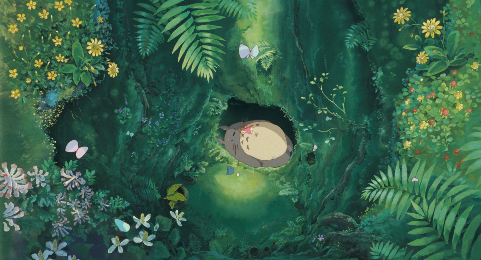Totoro and Satsuki in an official Studio Ghibli still, used for a beginner-friendly Ghibli guide