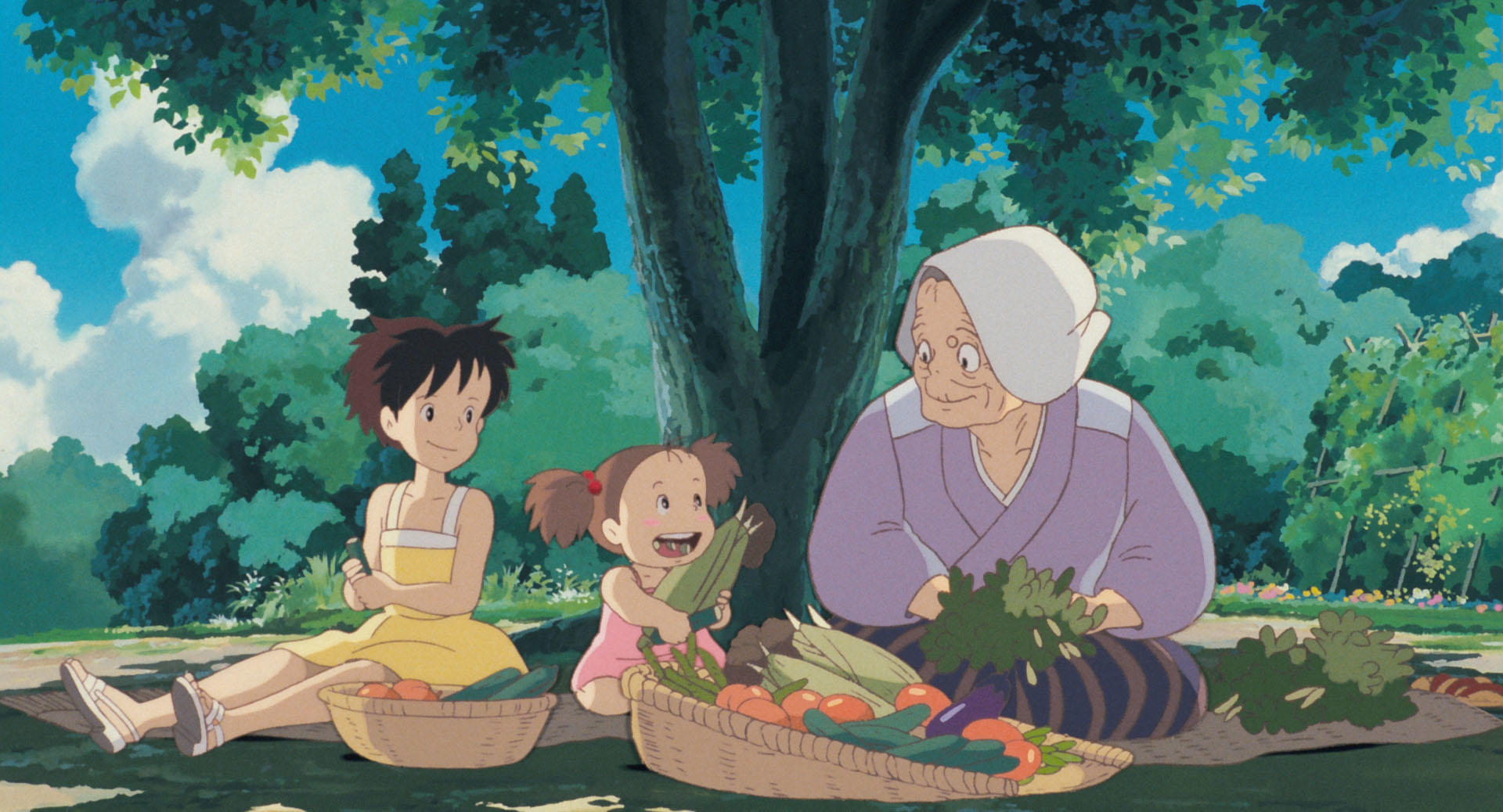 Official Studio Ghibli scene showing companionship and adventure