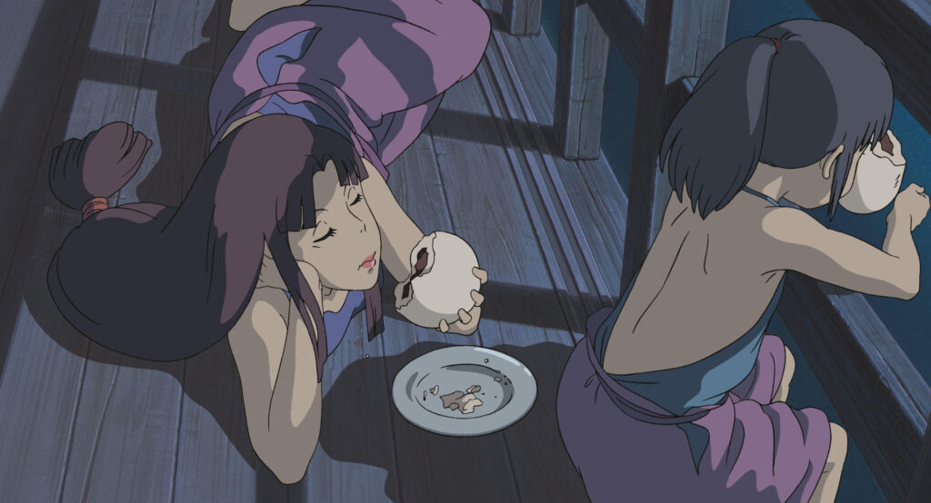 No-Face explained in Spirited Away, official Studio Ghibli still.