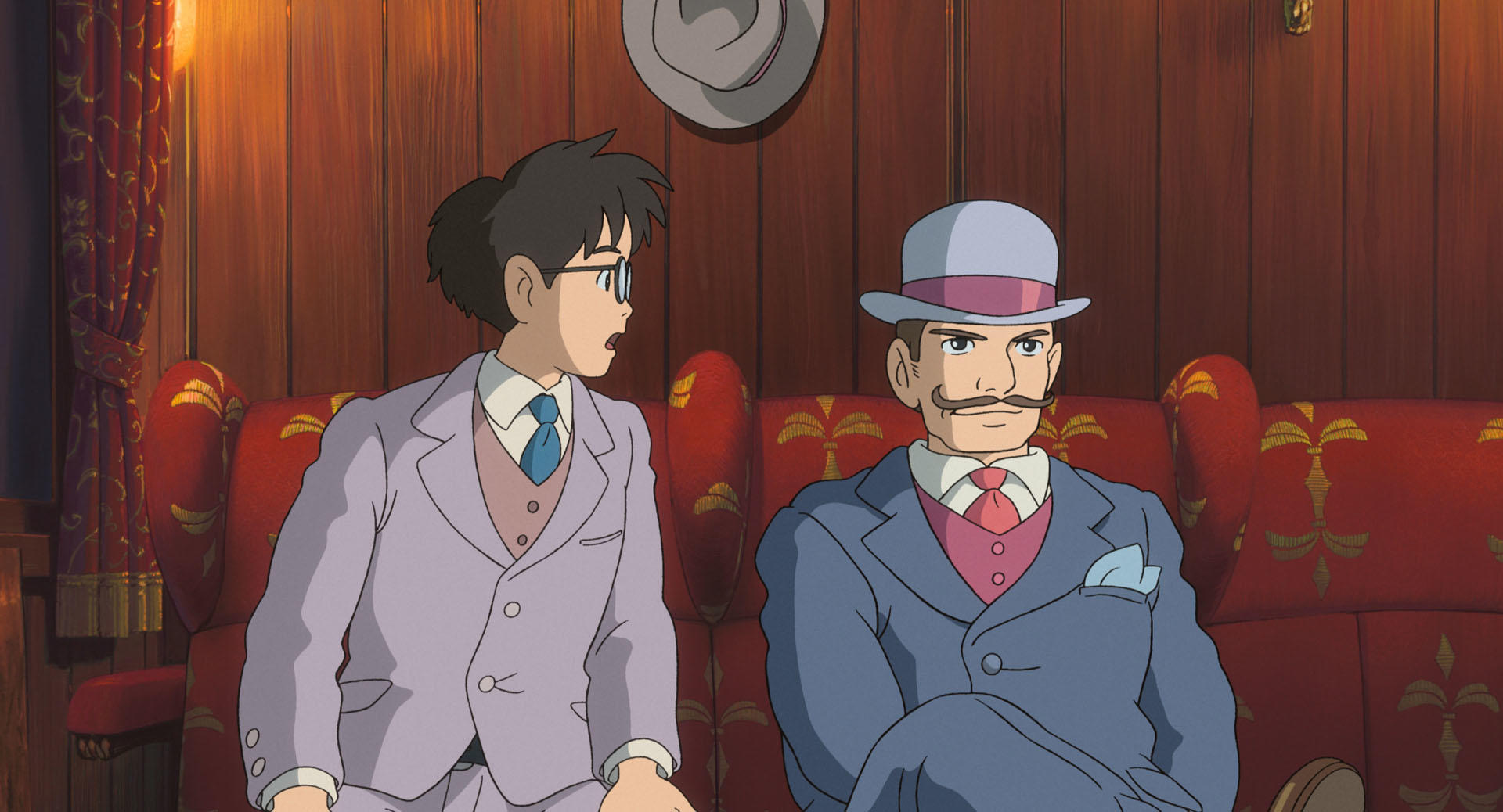 The Wind Rises official Studio Ghibli still with sky and landscape imagery