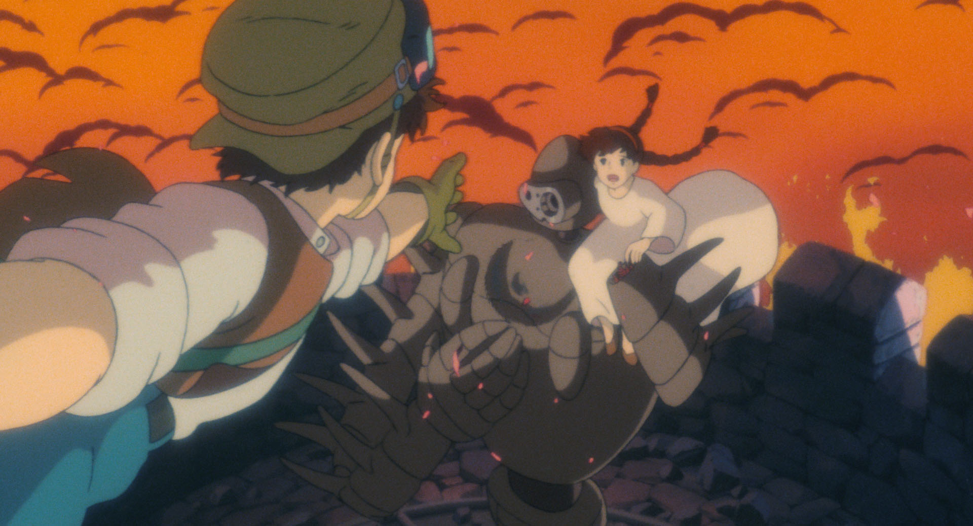 Sheeta and Pazu in Castle in the Sky