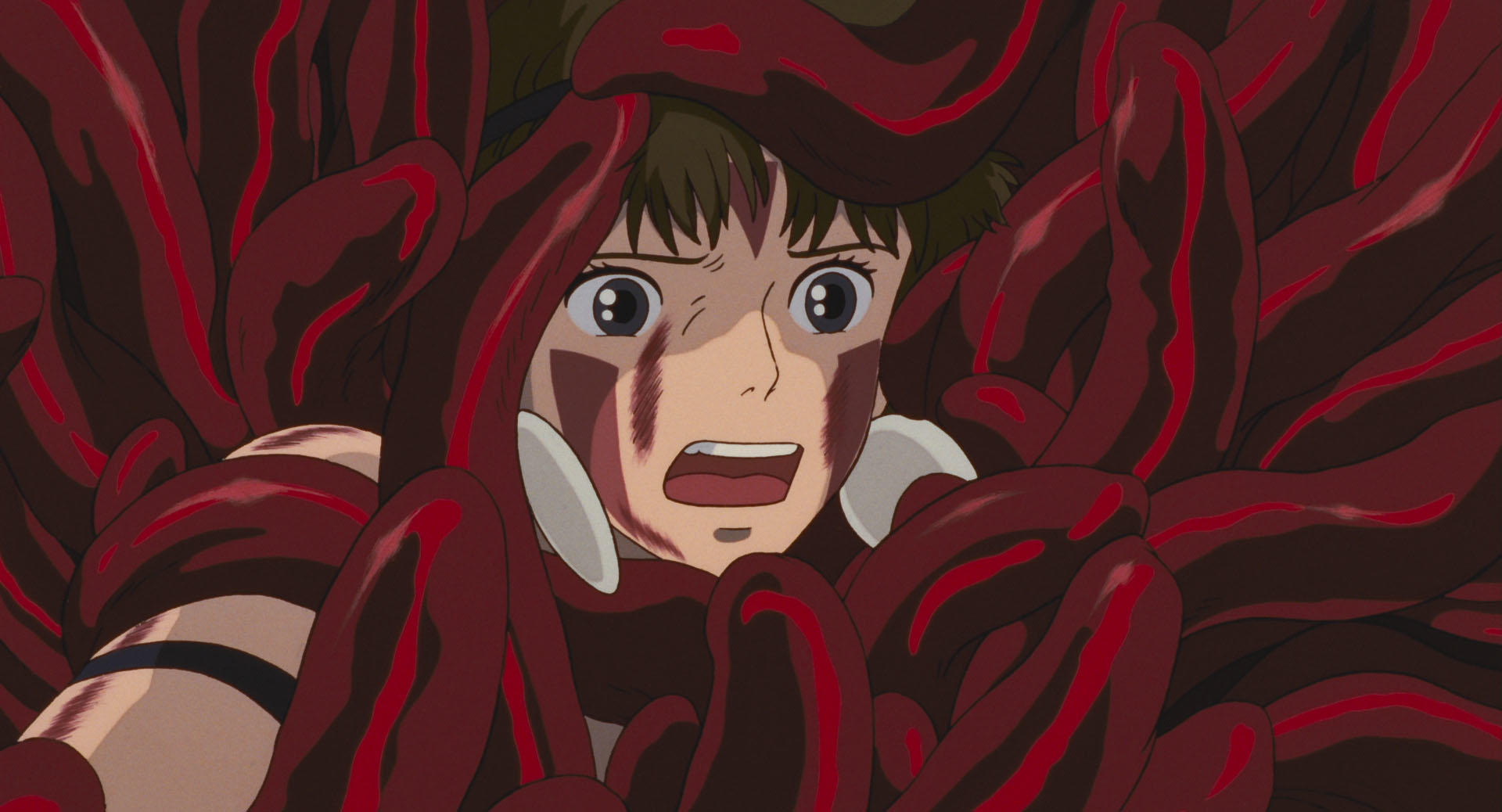 Princess Mononoke official still of the forest and characters