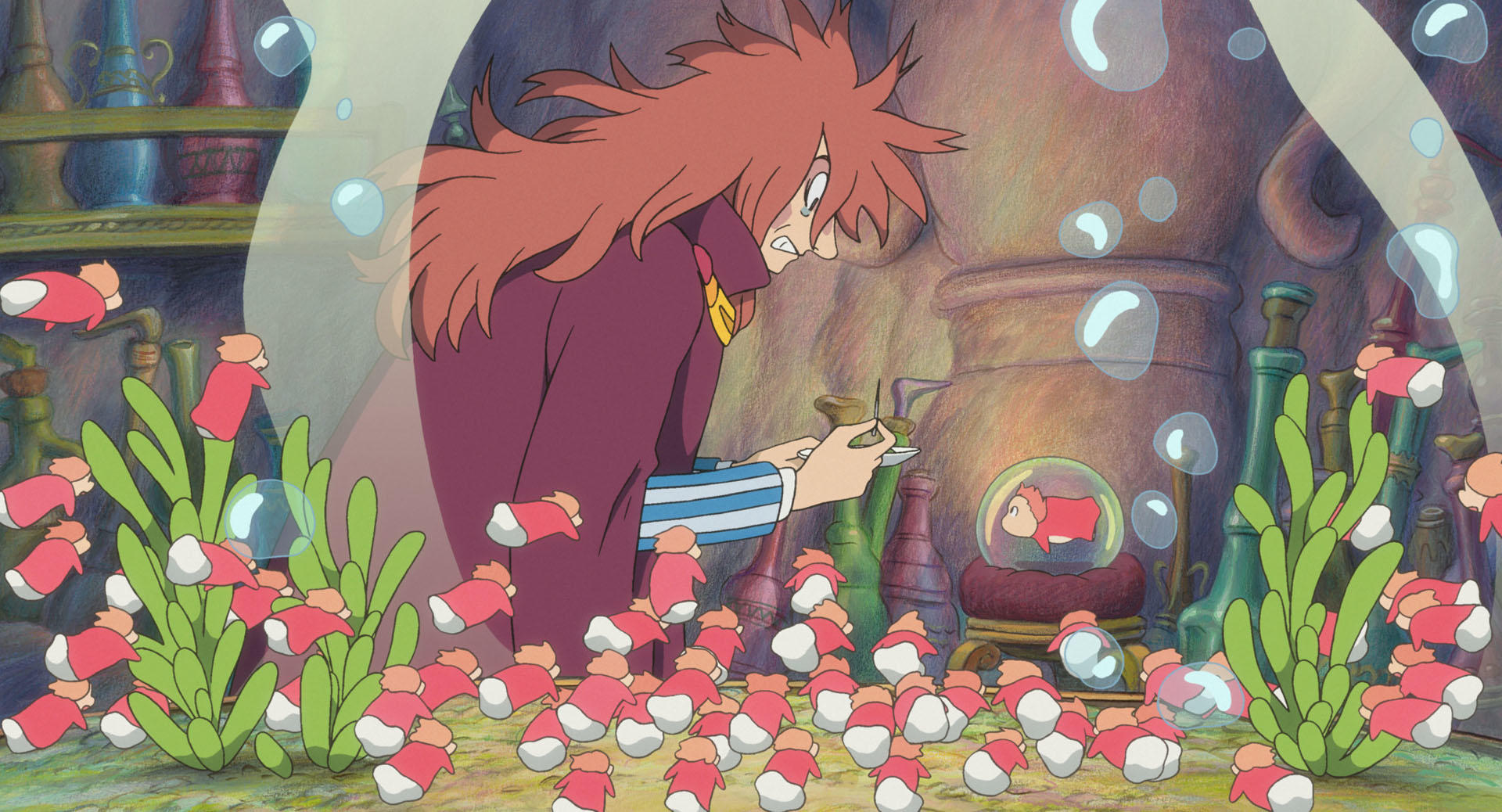Ponyo official Studio Ghibli still used as a visual reference for gentle ocean fantasy recommendations
