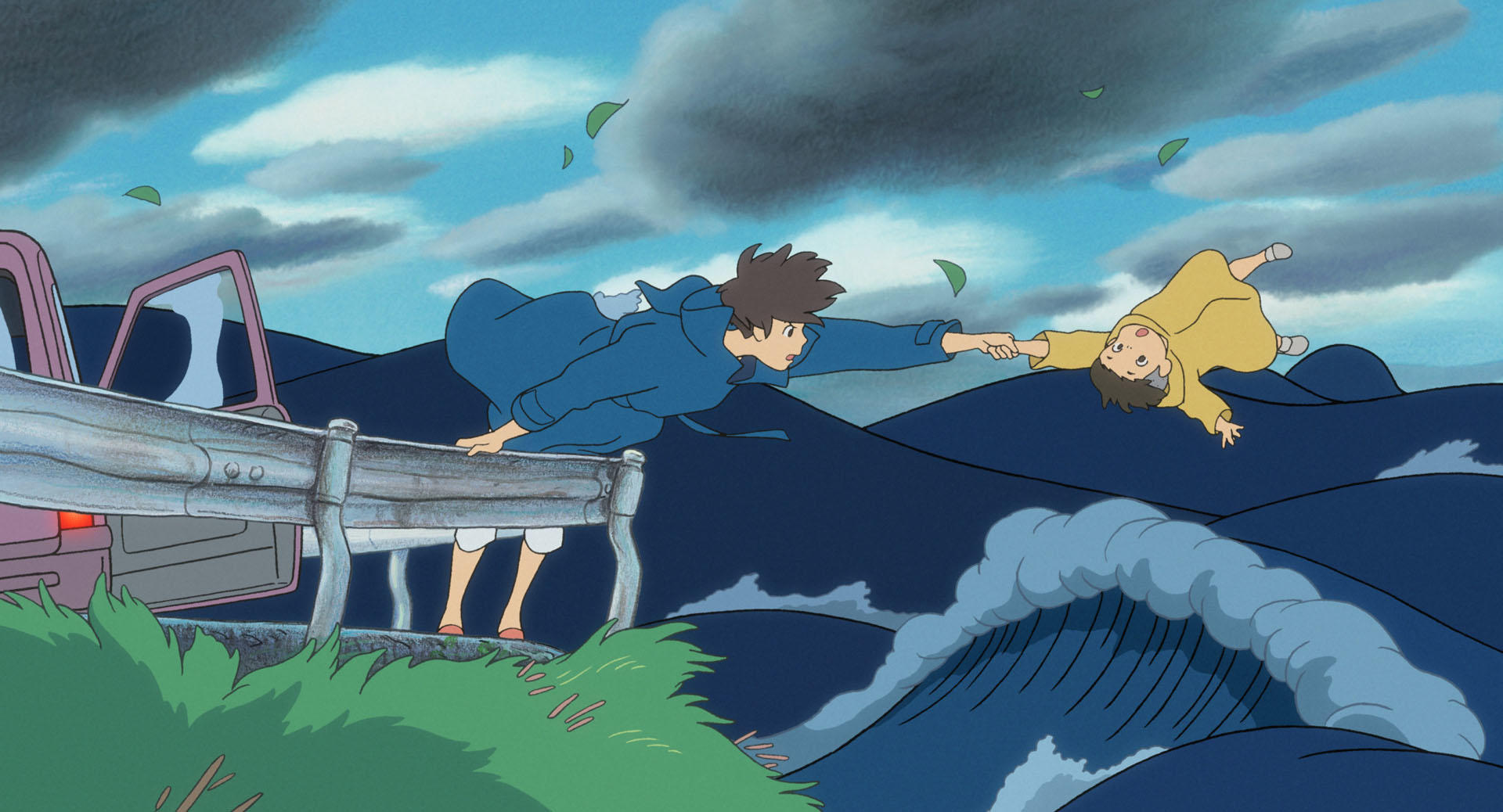 Fujimoto and the sea magic world in an official Studio Ghibli still from Ponyo