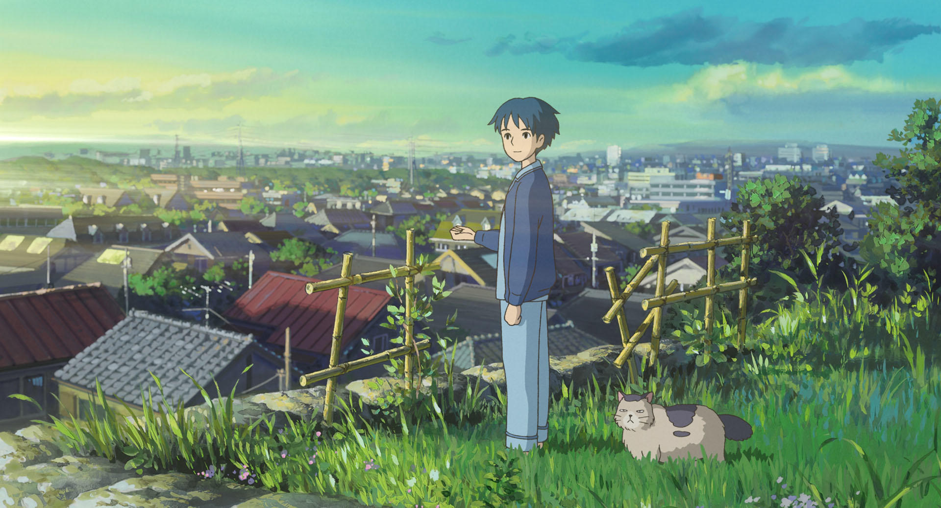 Official Studio Ghibli still used for a garden-themed Ghibli watch guide